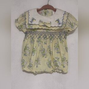 Charming Floral Kids Blouse with Bow